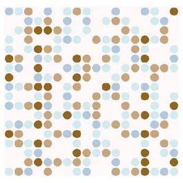 Shelf Liner, Adhesive, Polka Blue, 18-In. x 9-Ft.