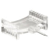 Window Grid Retainer, Clear Plastic, 1/2 x 5/8-In., 6-Pk.