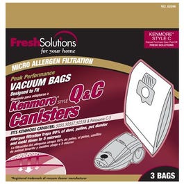 Vacuum Cleaner Bags, C Canister, 3-Pk.