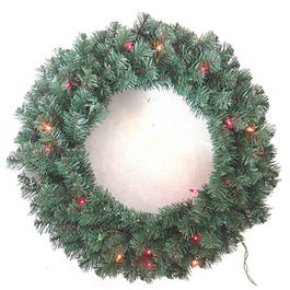 Valley Pine Artificial Wreath, 24-In.