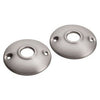 Solid Brass Replacement Rosette, Satin Nickel, 2-Pack