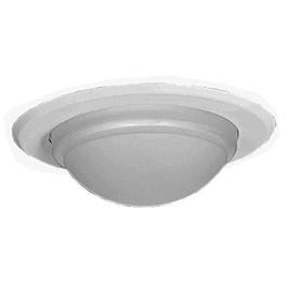 Shower Lens Dome, White, 5-In.