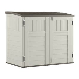 Storage Shed, Horizontal, Double-Wall Resin, 34-Cu. Ft.