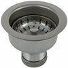 Sink Strainer, Deep Cup, Stainless Steel