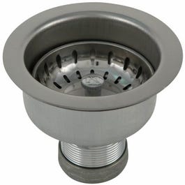 Sink Strainer, Deep Cup, Stainless Steel