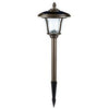 Solar Pathway Light, Black, 30-Lumens, 2-Pk.