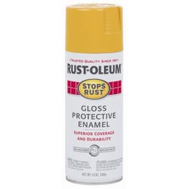 Stops Rust Gloss Spray Paint, Tuscan Sun, 12-oz.