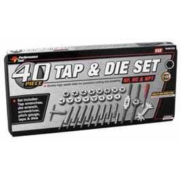 Tap & Die Set, SAE, 40-Pc.