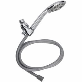 Showerhead, Handheld, 5 Settings, Chrome Plastic