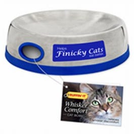 Whisker Cat Bowl, Stainless Steel