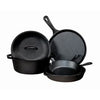 Seasoned Cast-Iron Cookware, 5-Pc. Set