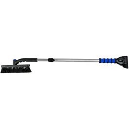 Snow Broom, Twist Lock Pivot, Assorted Colors, 51-In.