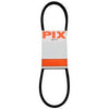 Rubber Industrial V-Belt, Black, 3/8 x 18-In.