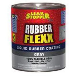 Rubber Flexx Leak Stopper Liquid Coating, Gray, 1-Qt.