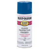 Stops Rust Enamel Spray Paint, Gloss Cobalt Blue, 12-oz.