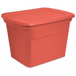 Storage Tote, Fresh Melon, 18-Gallons