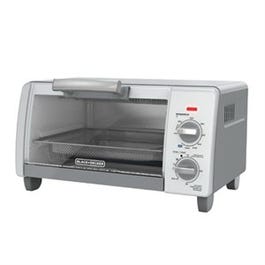 Toaster Oven With Air Fry, 4-Slice, Gray