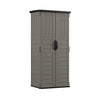 Vertical Shed, Gray, 22-Cu. Ft. Capacity