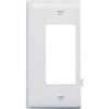 White Decorator Opening Sectional Nylon Wall Plate