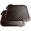 Reversible Griddle, Seasoned Cast Iron, 10-1/2-In.