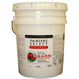 Speciality Barn & Fence Paint, Latex, Flat, Black, 5-Gallons