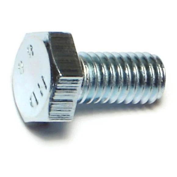 Monster Fastener Zinc Plated Class 8.8 Steel Coarse Thread Hex Cap Screws (6mm-1.0 x 35mm (50 PCS))