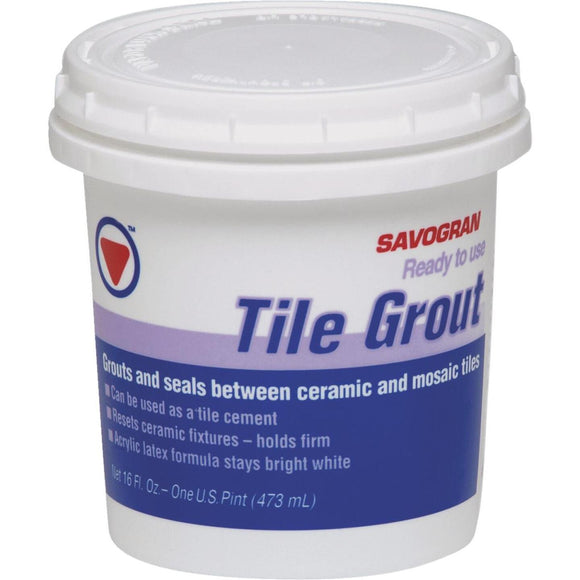 Savogran Pint Bright White Pre-Mixed Tile Grout