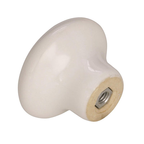 Amerock 1 1/4 Diameter Knob in White