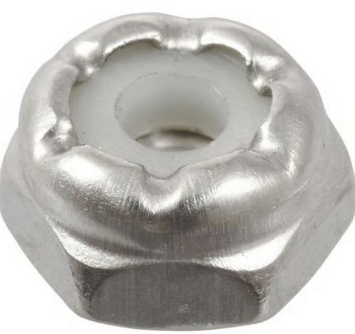 Hillman 18-8 Stainless Steel Nylon Insert USS Coarse Stop Nut #6-32