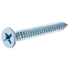 Hillman Zinc Flat Head Phillips Sheet Metal Screw #14 x 1