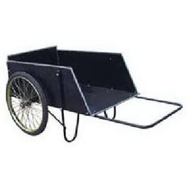 14-Cu. Ft. Heavy-Duty Wood Push Farm/ Garden Cart