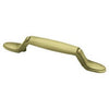 Antique Brass Decorative Spoon Foot Cabinet Pulls, 3-In., 2-Pk.