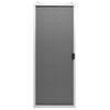 Breezeway Sliding Patio Screen Door, Bronze Steel, Adjustable Height, 36-In. Wide