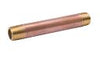 B & K Industries 1/4 Diameter Nipples Schedule 40 Red Brass 1/4 x 3 1/2