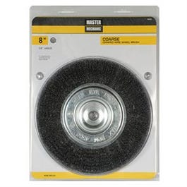 Crimped Coarse Wire Wheel Brush, 8-In.