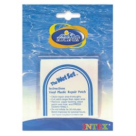 Pool Patch, Vinyl Plastic, 7-1/2-In., 6-Pk.