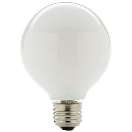 Halogen Bulb, G25, White, 43-Watts