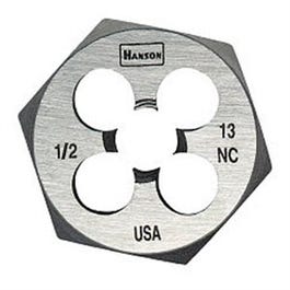 Hexagon Fractional Die, National Coarse, 1/2-In. x 13