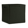 Deck Box Cube, Wicker-Look Resin, 60-Gal.