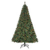 Artificial Pre-Lit Christmas Tree, Grand Duchess Spruce, 500 Multi Lights, 7.5-Ft.