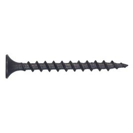 Drywall Screws, Coarse, Black Phosphate, 3-3/4-In. x #10, 1/4-Keg