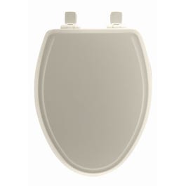 Mayfair Elongated Molded Wood Toilet Seat, Whisper-Close(TM) Easy-Clean & Change(TM) Hinge, STA-TITE(TM), Biscuit