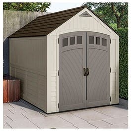 Covington Storage Shed, Resin, Reinforced Floor, 7 x 10-Ft.