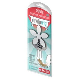 Drain Wig Hair Catcher for Showers, 2-Pk.