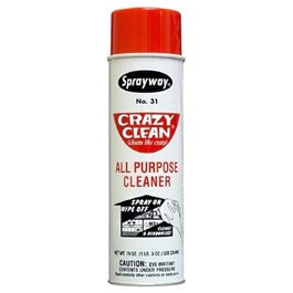 Crazy Clean All-Purpose Cleaner, Aerosol, 19-oz.