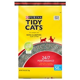 Cat Litter, 24/7 Performance, 50-Lb.