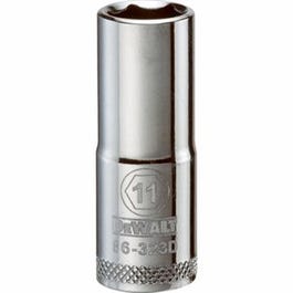 Metric Deep Socket, 6-Point, 3/8-In. Drive, 11mm