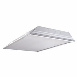 LED Troffer Recessed Fluorescent Light Fixture, 2 x 4-Ft.