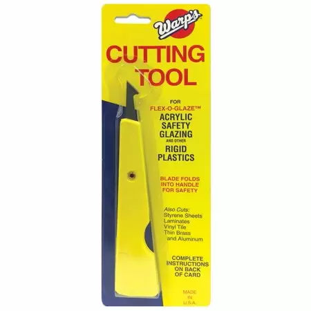 Warp Brothers Flex-O-Glaze Plastic/Steel Contour Acrylic Scoring Blade 3.5