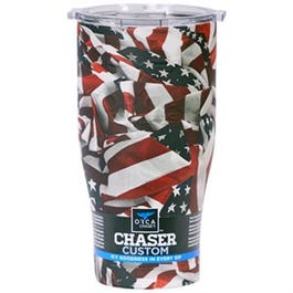 Chaser Tumbler, American Flag, 27-oz.